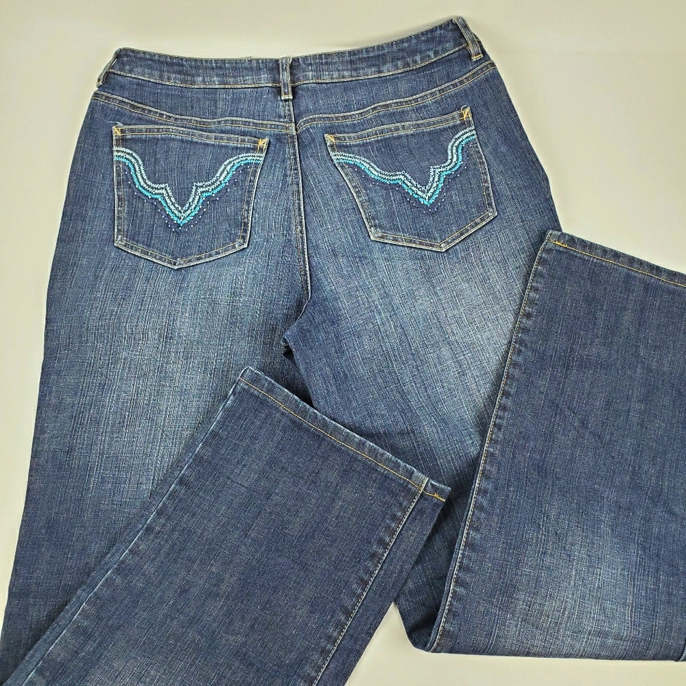 Talbots Rhinestone Accent Stretch Jeans